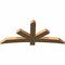 Ekena Millwork Alberta Smooth Timber Gable Bracket, Western Red Cedar, 72"W x 33"H x 3 1/2"D x 5 1/2"F, 11/12 Pitch GBW072X33X0406ALB00SWR - alternate 4